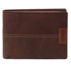 Ανδρικό Δερμάτινο Πορτοφόλι Lavor 6063 Καφέ