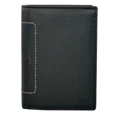 Ανδρικό Δερμάτινο Πορτοφόλι Lavor 6057 Μαύρο