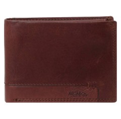 Ανδρικό Δερμάτινο Πορτοφόλι Lavor 6054 Καφέ