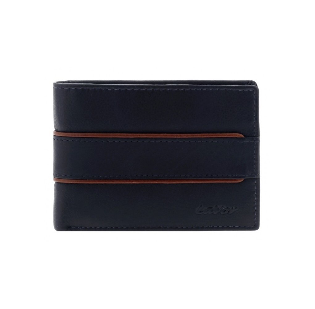 Ανδρικό Δερμάτινο Πορτοφόλι Lavor 3789 Μπλε