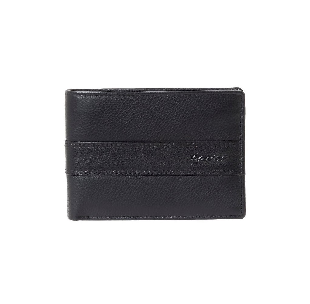 Ανδρικό Δερμάτινο Πορτοφόλι Lavor 3815 Μαύρο