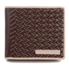 Ανδρικό Δερμάτινο Πορτοφόλι Mario Rossi Καφέ