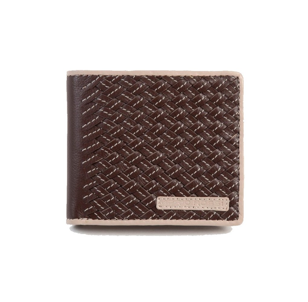 Ανδρικό Δερμάτινο Πορτοφόλι Mario Rossi Καφέ