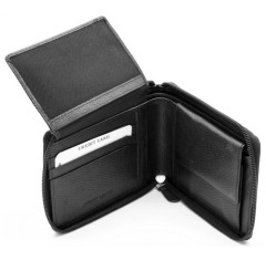 Ανδρικό Δερμάτινο Πορτοφόλι Marvel Καφέ με Φερμουάρ