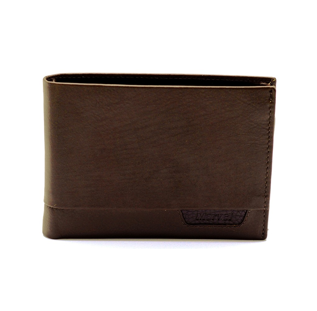Ανδρικό Δερμάτινο Πορτοφόλι Marvel 275 Καφέ