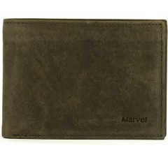 Ανδρικό Δερμάτινο Πορτοφόλι Marvel 276 Καφέ