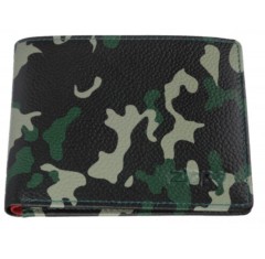 Ανδρικό Δερμάτινο Πορτοφόλι Zippo Camo Πράσινο
