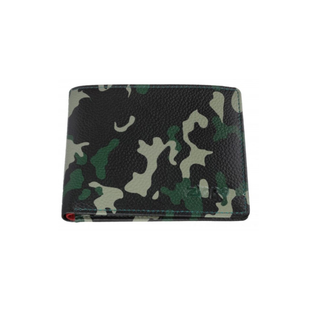 Ανδρικό Δερμάτινο Πορτοφόλι Zippo Camo Πράσινο