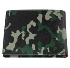 Ανδρικό Δερμάτινο Πορτοφόλι Zippo Camo Πράσινο