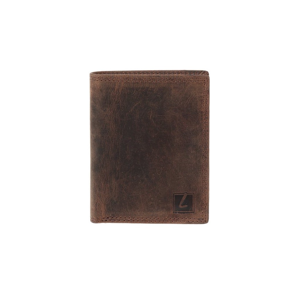 Ανδρικό Δερμάτινο Πορτοφόλι Lavor 2130 Καφέ