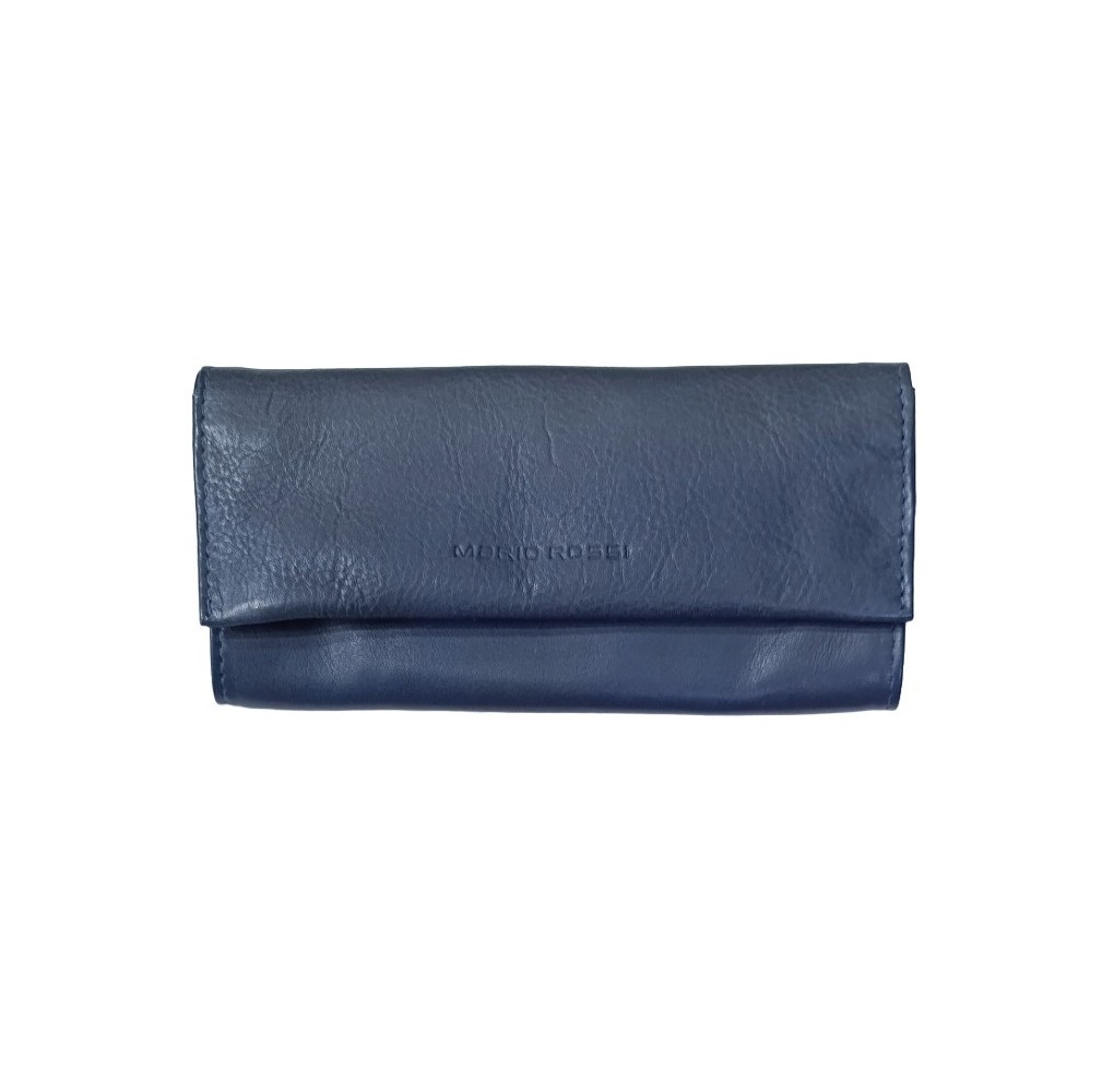 Καπνοσακούλα Δερμάτινη Mario Rossi 12544 Navy Blue