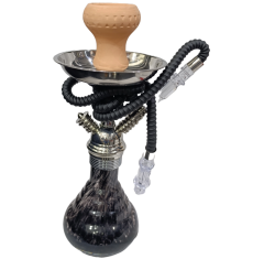Ναργιλές Μονός Μαύρος 35cm