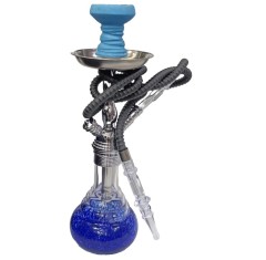 Ναργιλές Μονός Μπλε 40cm