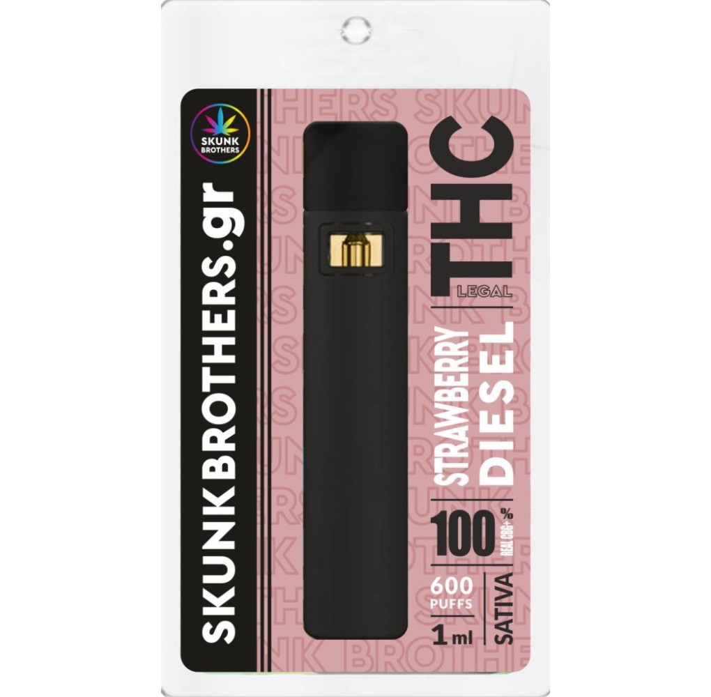 Skunk Brothers Vape CBG Plus Strawberry Diesel