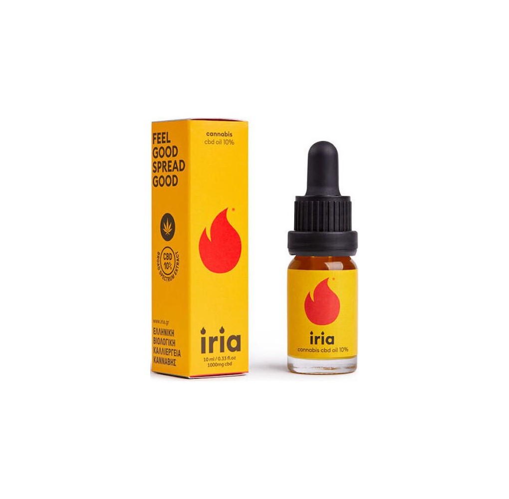 Iria Έλαιο Κάνναβης 10% CBD 1000mg 10ml
