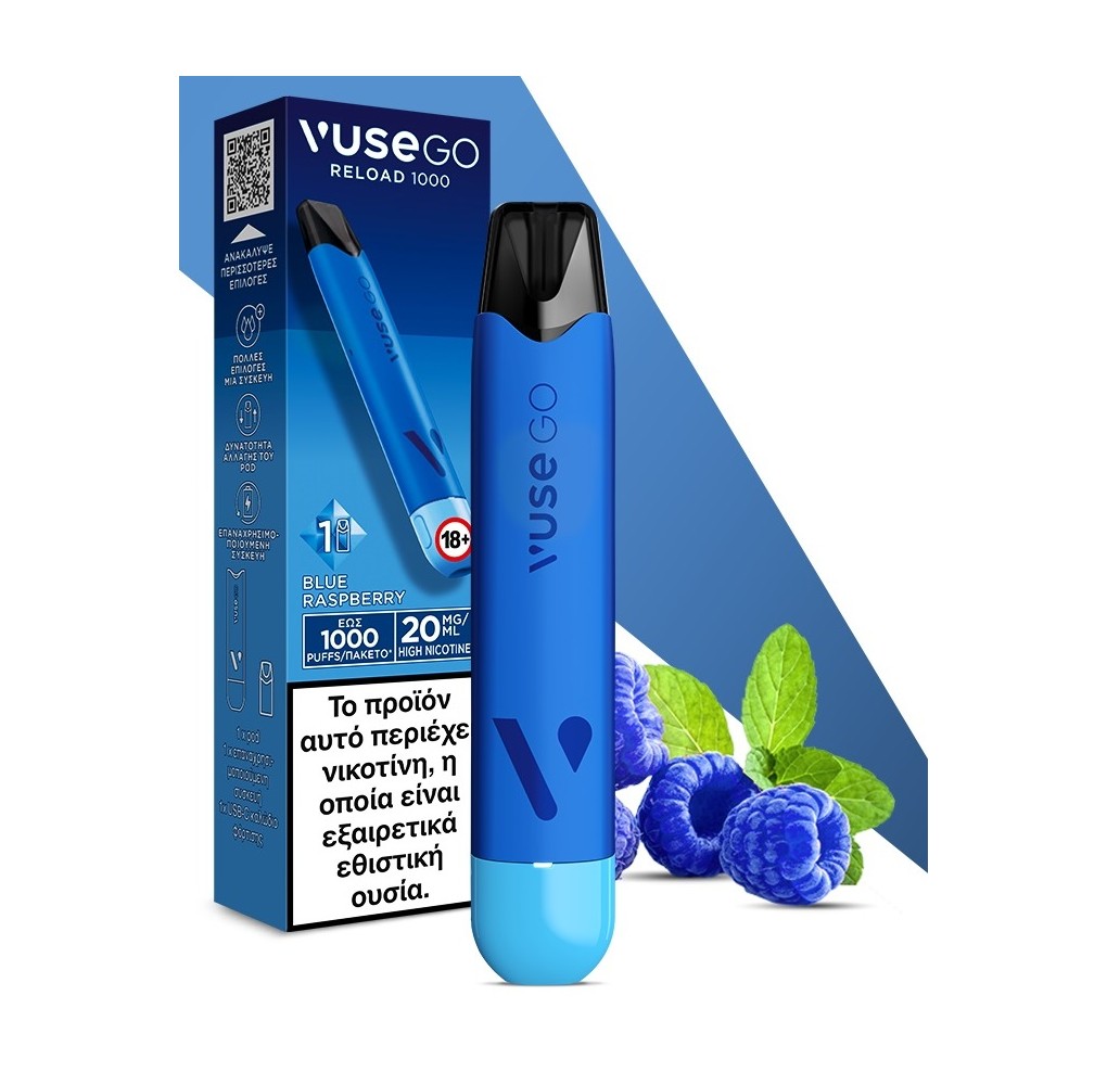 Vuse Go Reload 1000 Pen Blue Raspberry