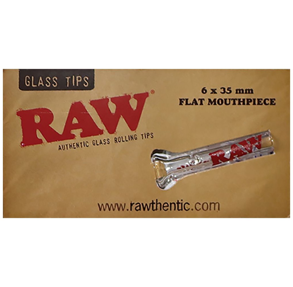 Γυάλινη Τζιβάνα RAW Flat Mouthpiece 6x35mm