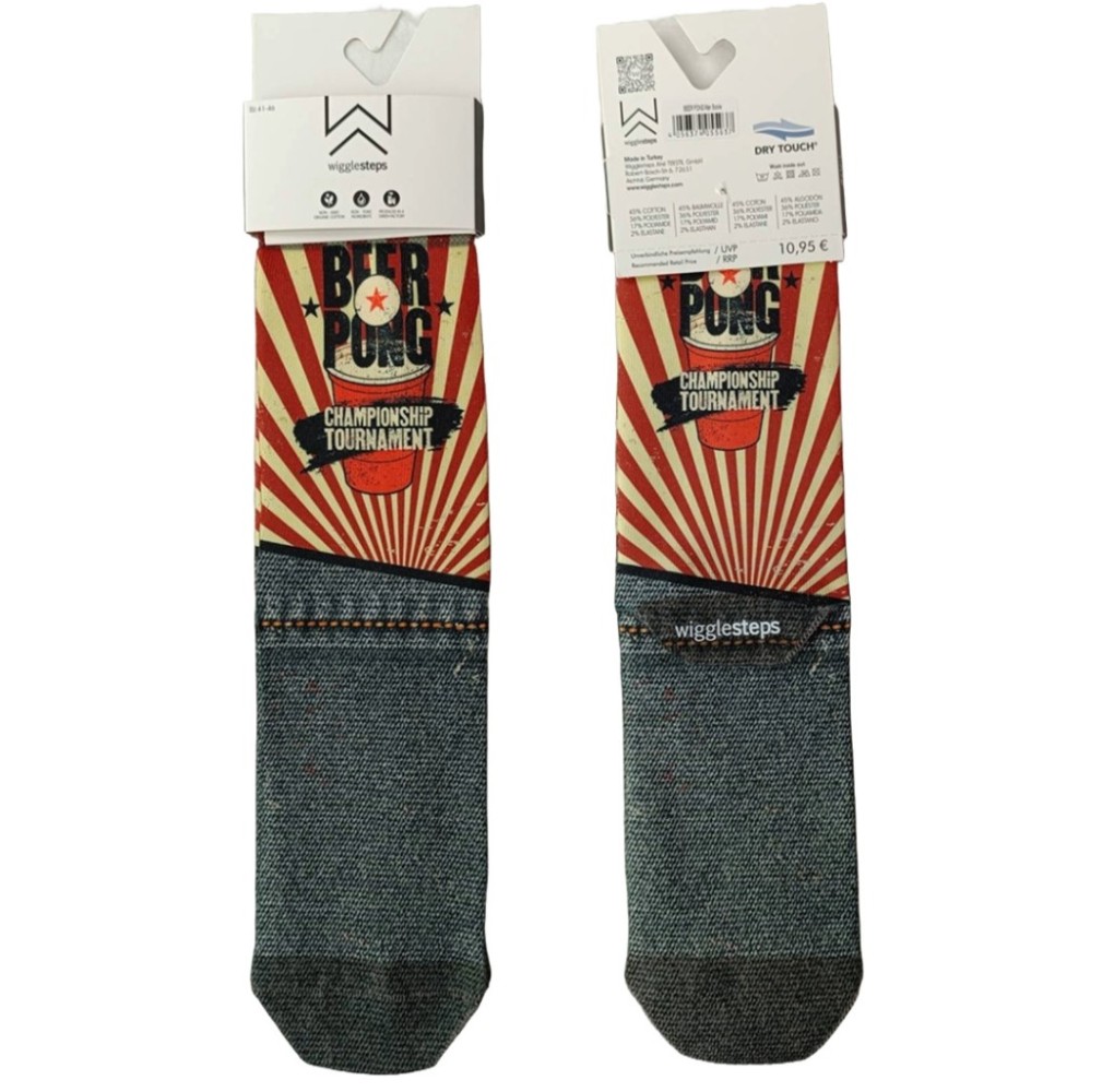 Ανδρική Κάλτσα Wigglesteps Beer Pong