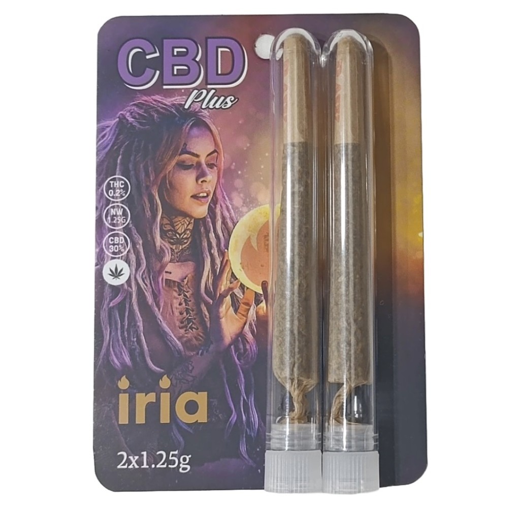Iria CBD Plus Pre-Rolled Sticks 2x1,25gr