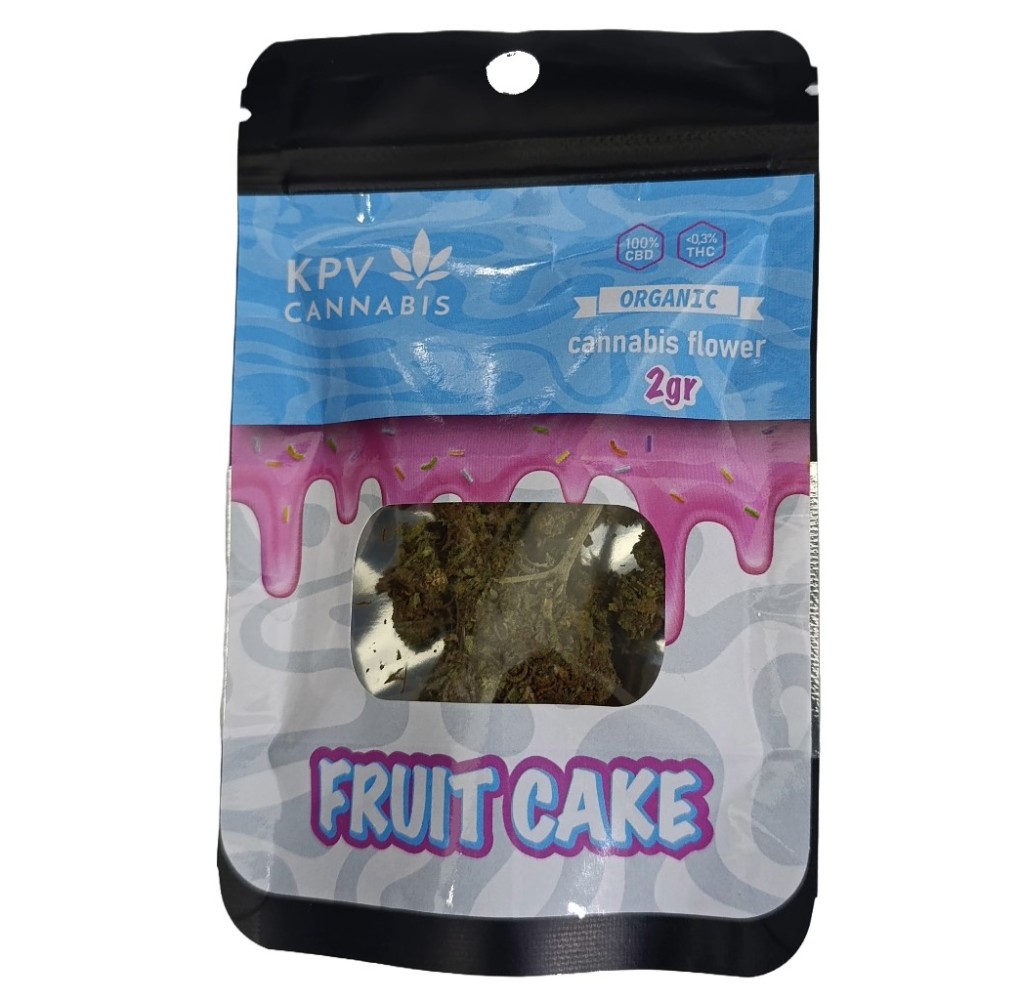 KPV Cannabis Organic Fruit Cake CBD 2gr