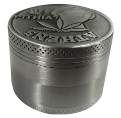 Grinder Pithia Μεταλλικό Ασημί 50mm - 4 Parts