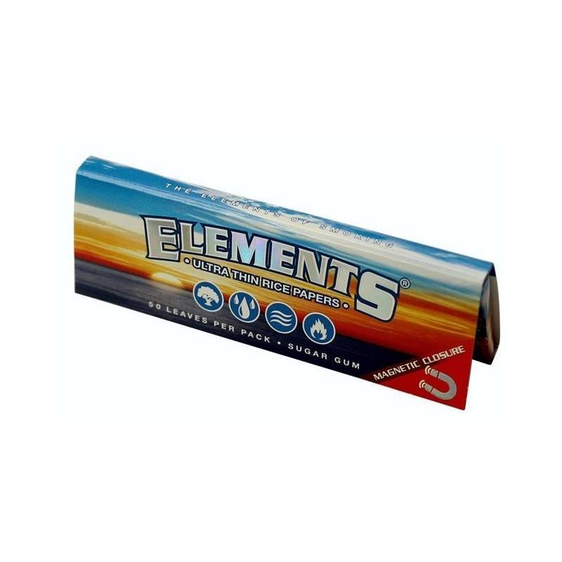 Χαρτάκια Elements Ultra Thin Rice Papers 1 και ¼ με μαγνήτη