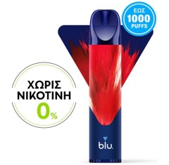 Blu Bar 1.000 Puffs Strawberry Ice Zero Nicotine