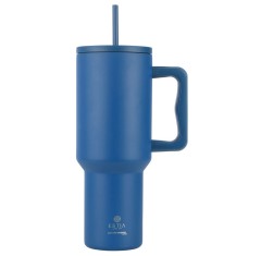 Θερμός Estia Straw Tumbler XL 1200ml Denim Blue