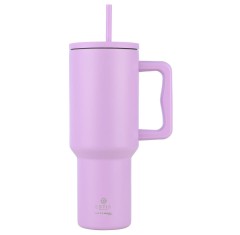 Θερμός Estia Straw Tumbler XL 1200ml Lavender Purple