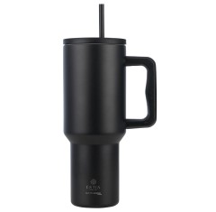 Θερμός Estia Straw Tumbler XL 1200ml Midnight Black
