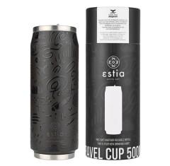 Θερμός Estia Travel Cup 500ml Noir Echo