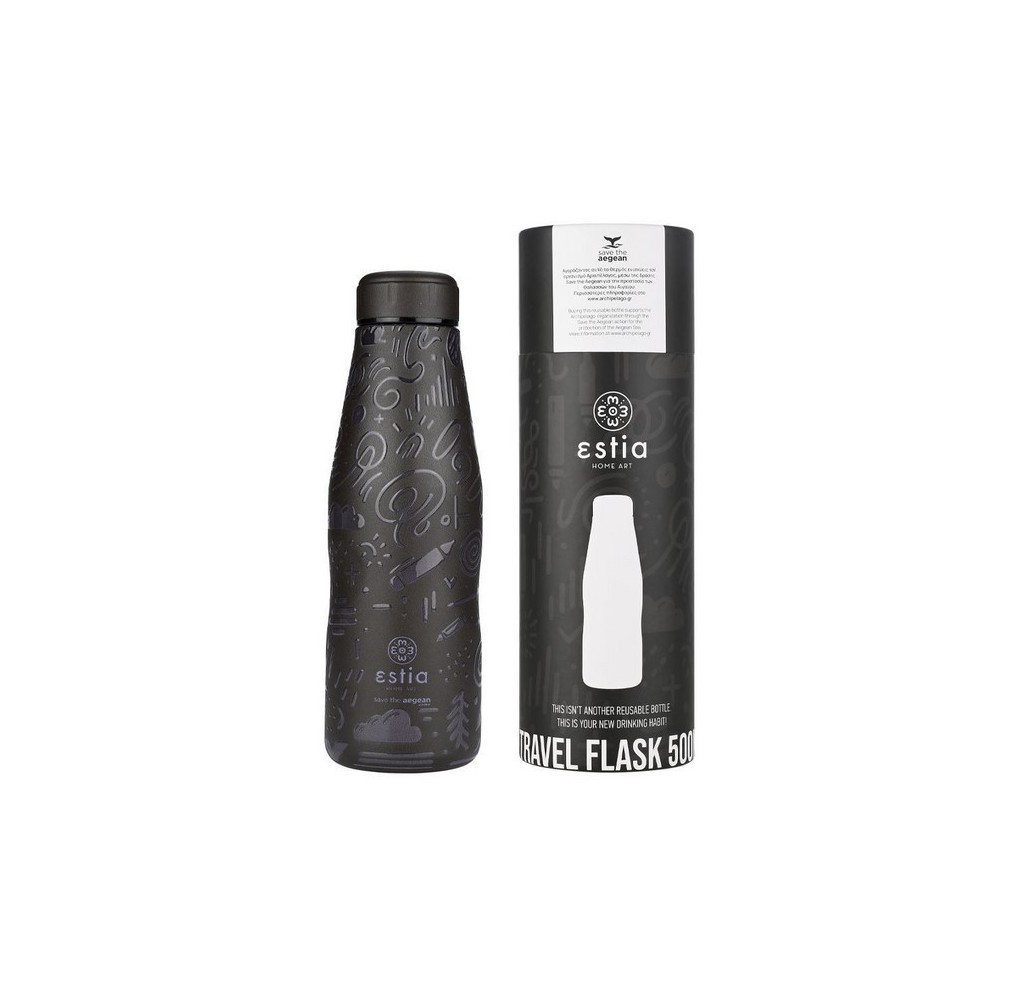 Θερμός Estia Travel Flask 500ml Noir Echo