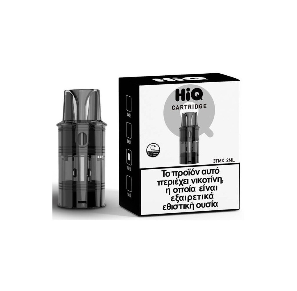 HiQ Cartridge Pod 2ml 0.8 ohm 3 τεμάχια