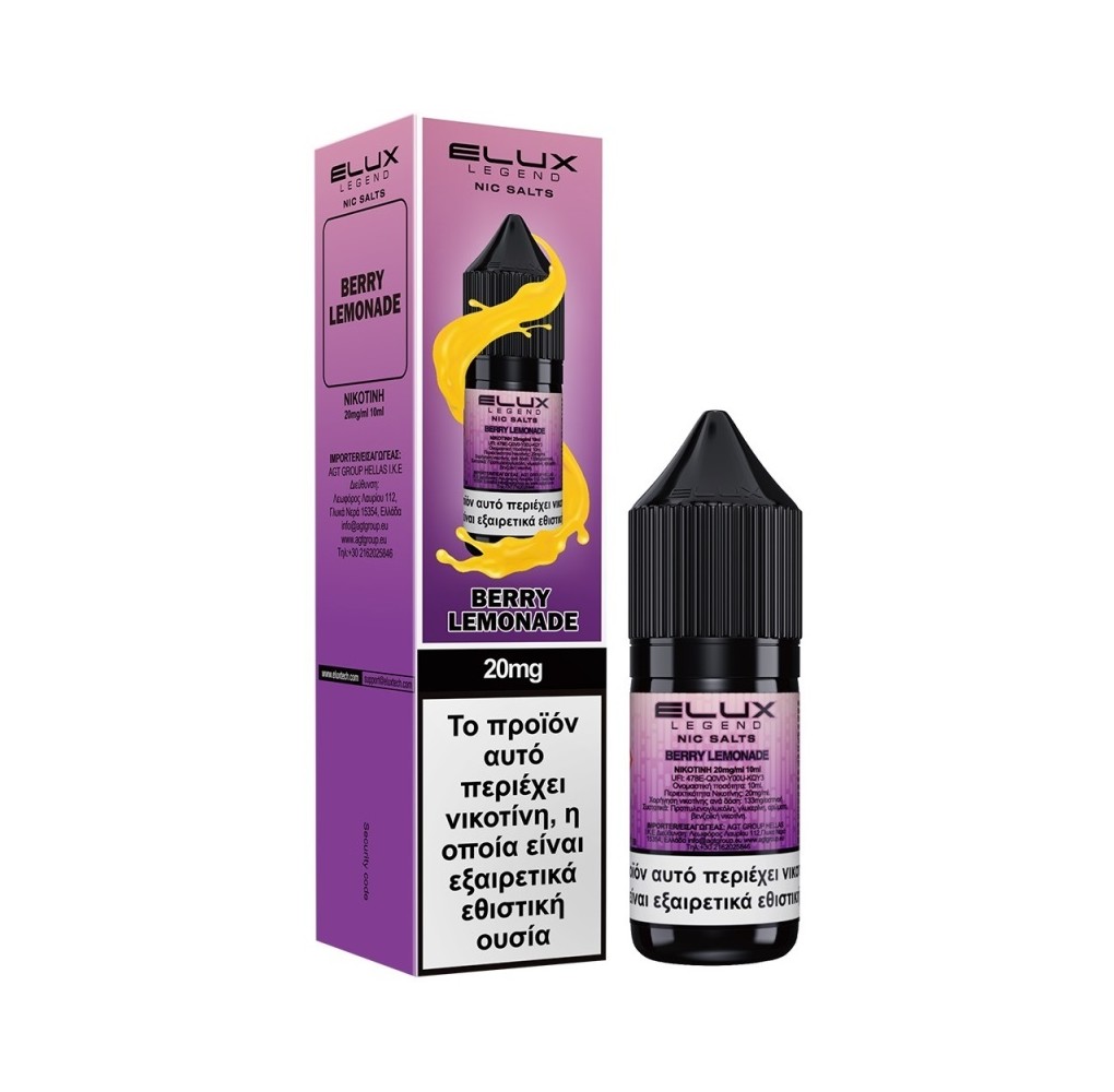 Elux Berry Lemonade Nic Salts 10ml