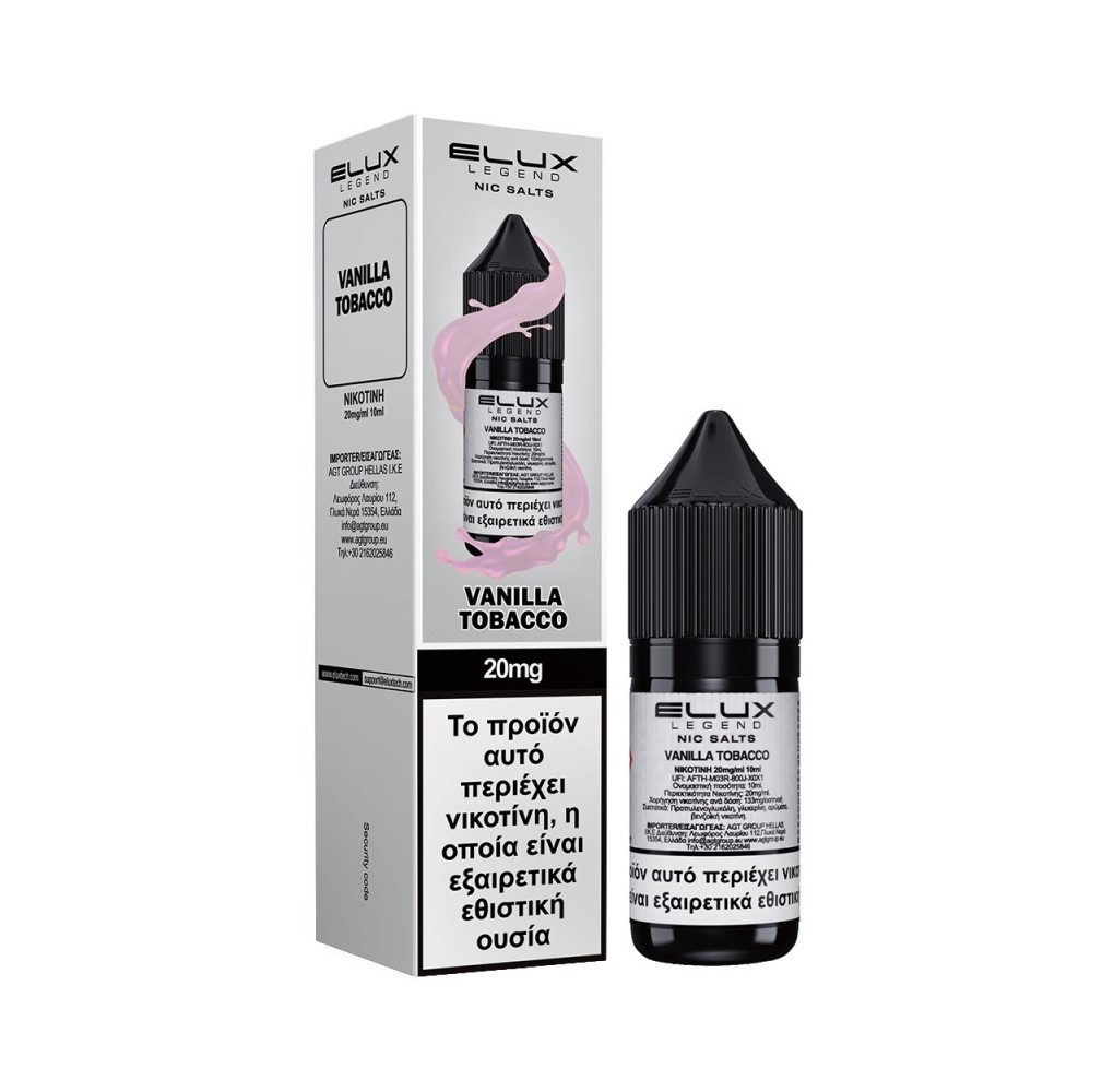 Elux Vanilla Tobacco Nic Salts 10ml