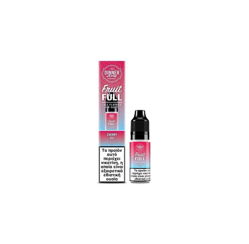 Dinner Lady Fruit Full Bar Salts Cherry Ice 10ml