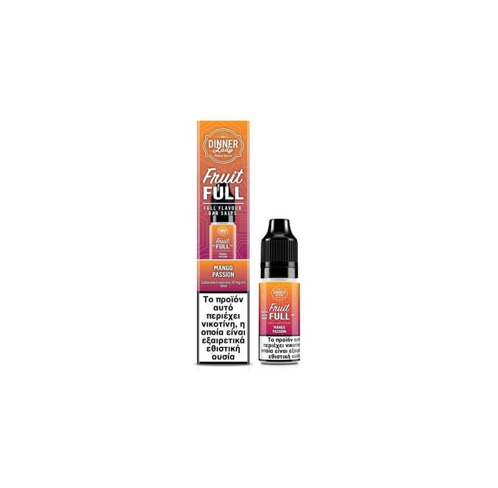 Dinner Lady Fruit Full Bar Salts Mango Passion 10ml