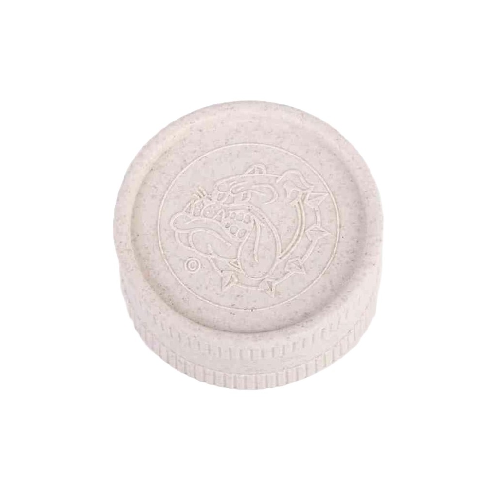 Grinder The Bulldog Plant Based Embossed White 55mm - 2 Parts