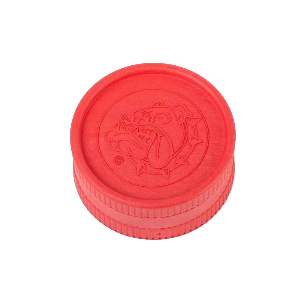 Grinder The Bulldog Plant Based Embossed Red 55mm - 2 Parts