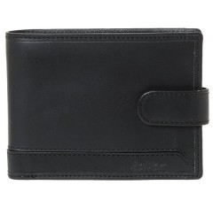 Ανδρικό Δερμάτινο Πορτοφόλι Lavor 6093 Μαύρο