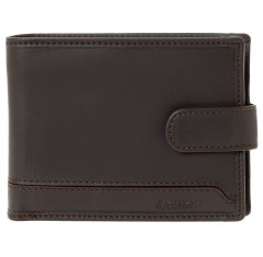 Ανδρικό Δερμάτινο Πορτοφόλι Lavor 6093 Καφέ