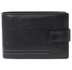 Ανδρικό Δερμάτινο Πορτοφόλι Lavor 3822 Μαύρο
