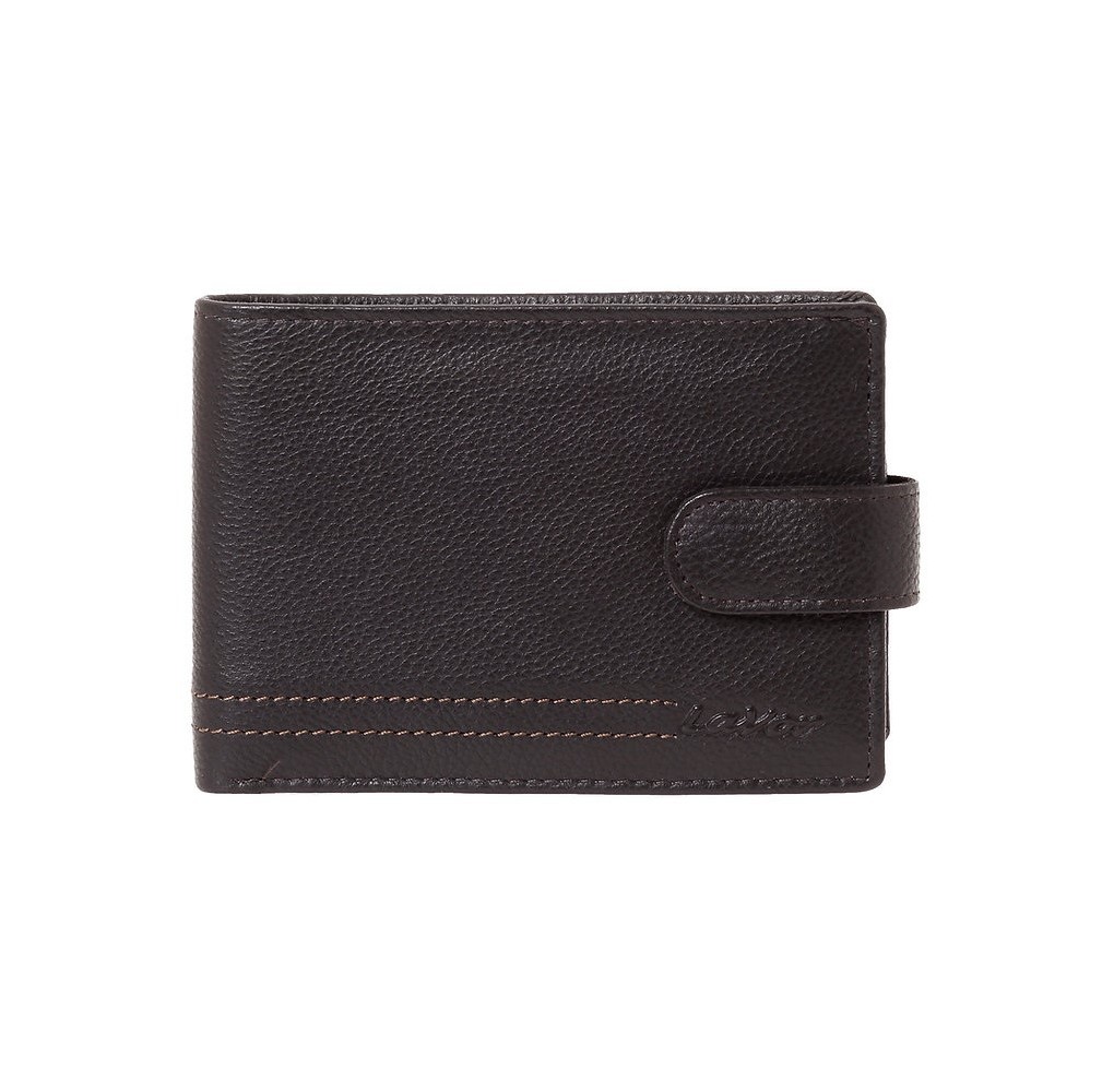 Ανδρικό Δερμάτινο Πορτοφόλι Lavor 3822 Καφέ