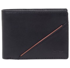 Ανδρικό Δερμάτινο Πορτοφόλι Lavor 5909 Μαύρο