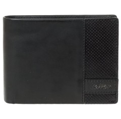 Ανδρικό Δερμάτινο Πορτοφόλι Lavor 6092 Μαύρο