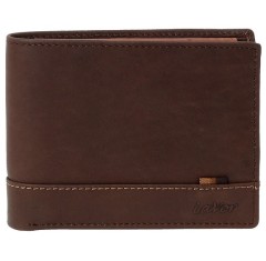 Ανδρικό Δερμάτινο Πορτοφόλι Lavor 6064 Καφέ