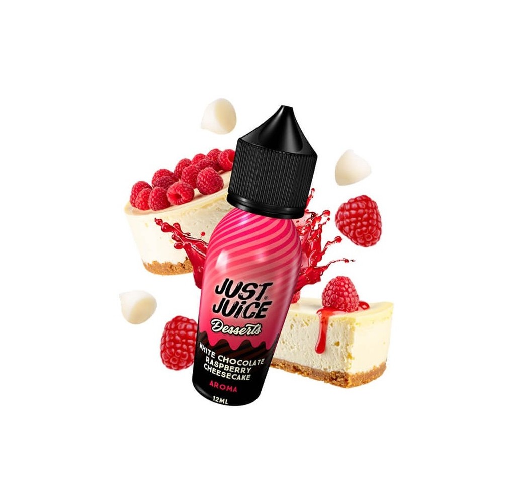 Just Juice Desserts White Chocolate Raspberry Cheesecake 12/60ml