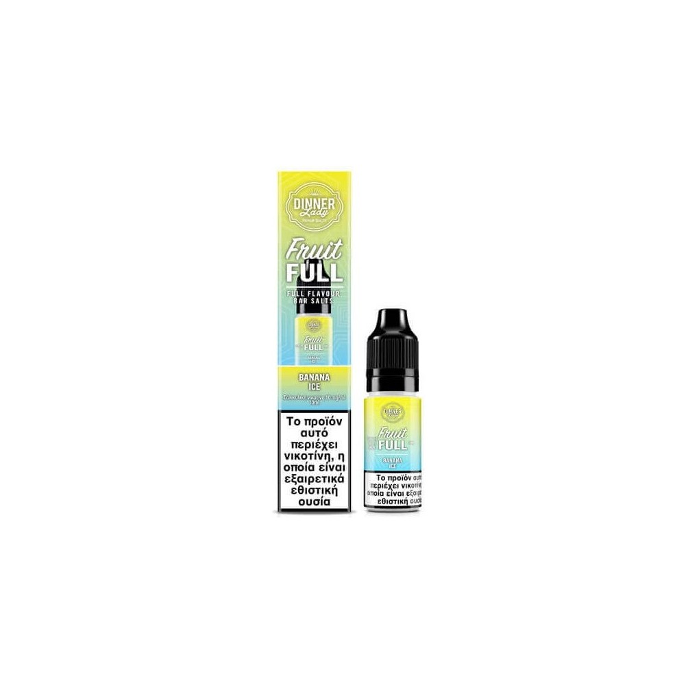 Dinner Lady Fruit Full Bar Salts Banana Ice 10ml