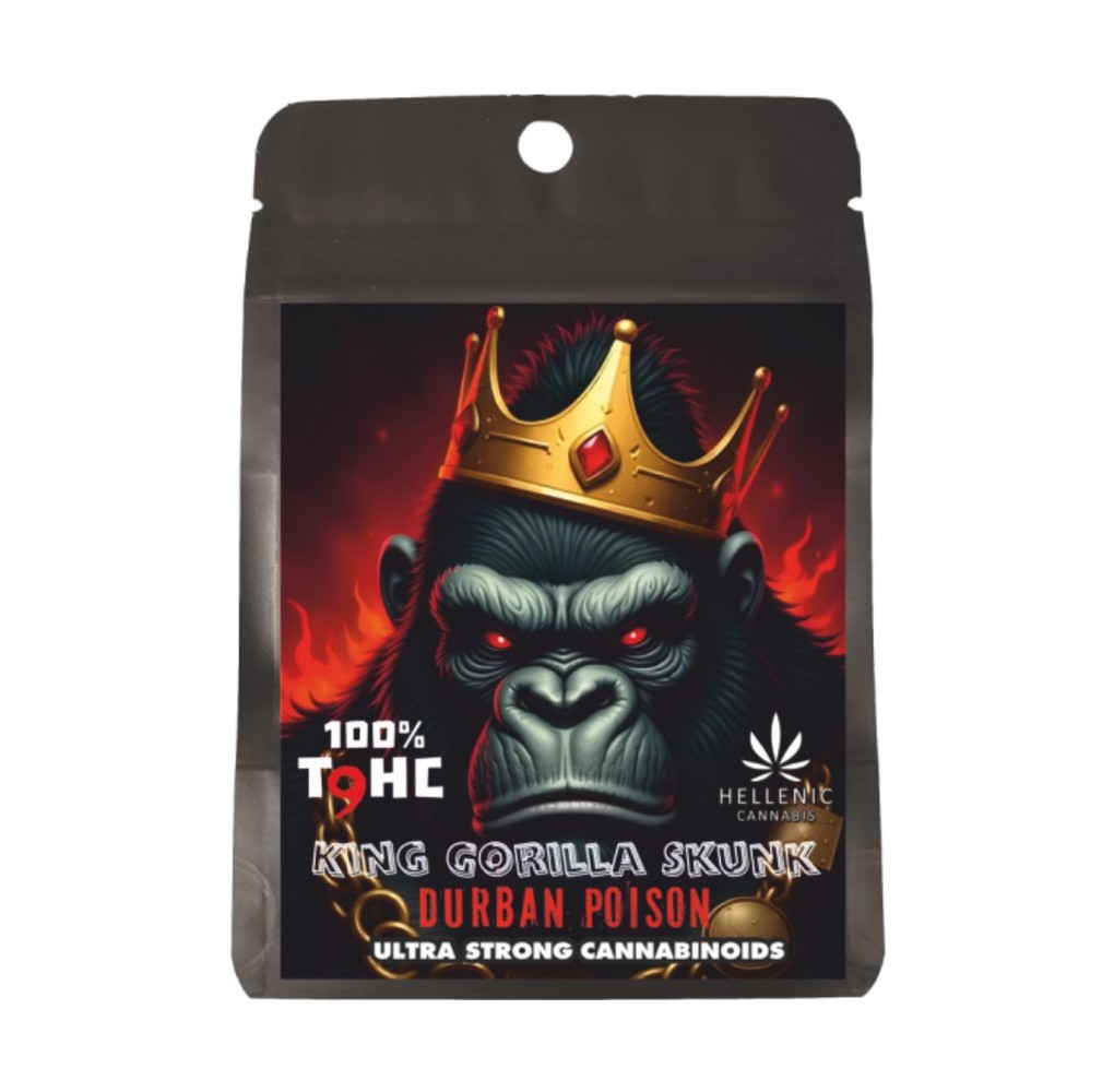 King Gorilla Skunk Durban Poison T9HC 3gr