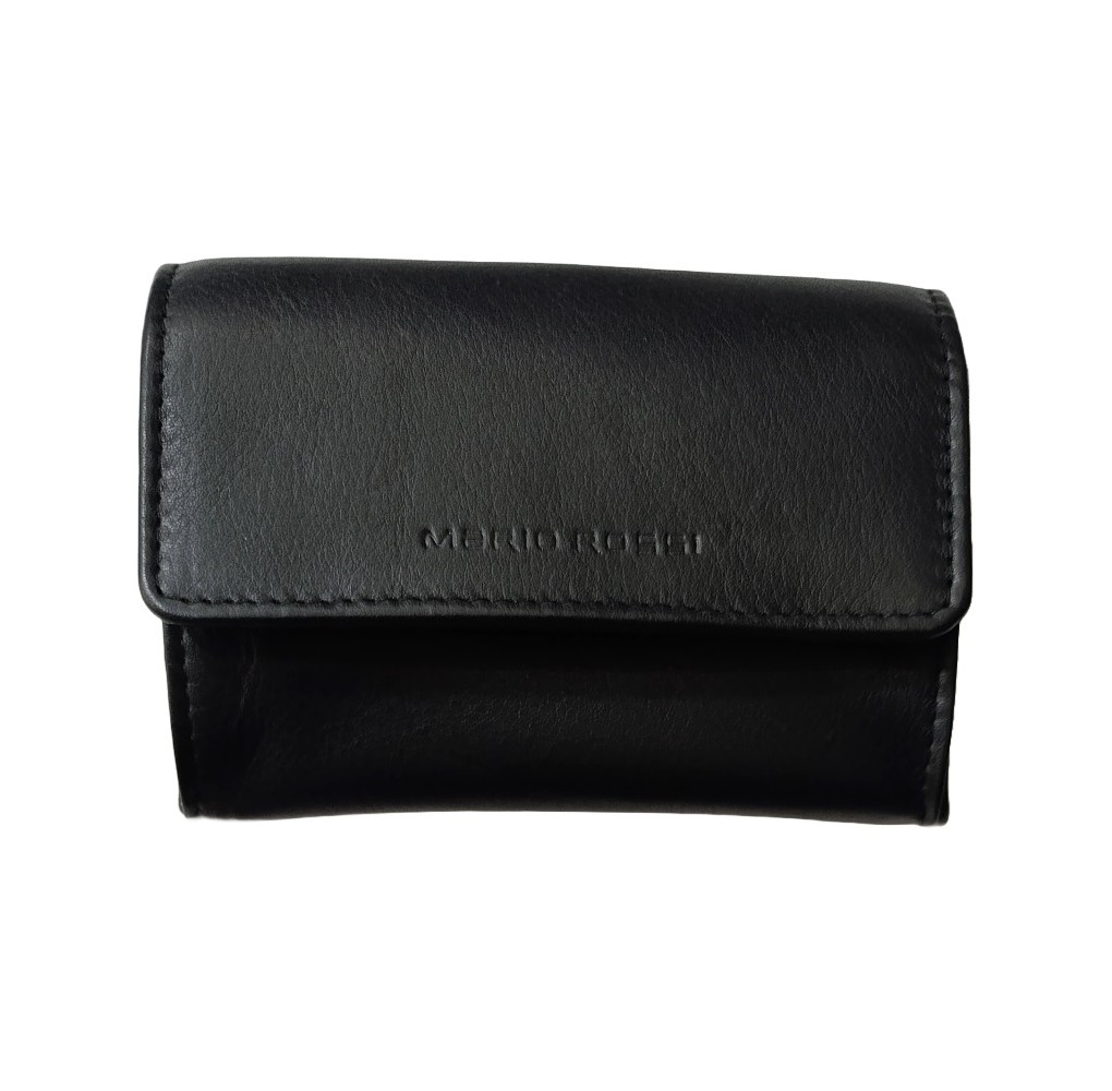 Καπνοσακούλα Δερμάτινη Mario Rossi 325-06 Black